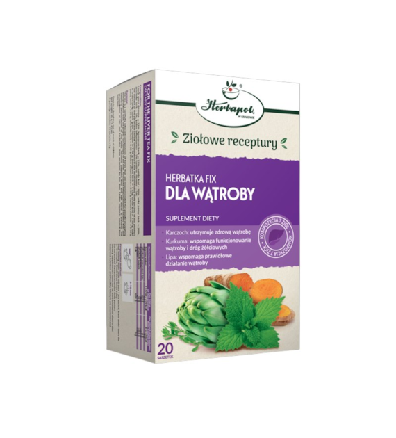 Herbatka dla wątroby fix 20*2g HERBAPOL KRAKÓW