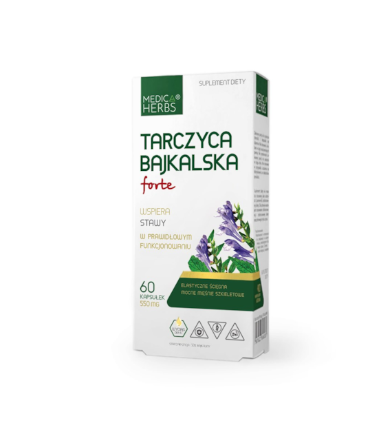 MEDICA HERBS Tarczyca Bajkalska forte 550mg, 60 kaps.