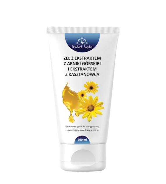 KWIAT ŻYCIA Żel z ekstraktem z arniki górskiej i kasztanowca 200ml