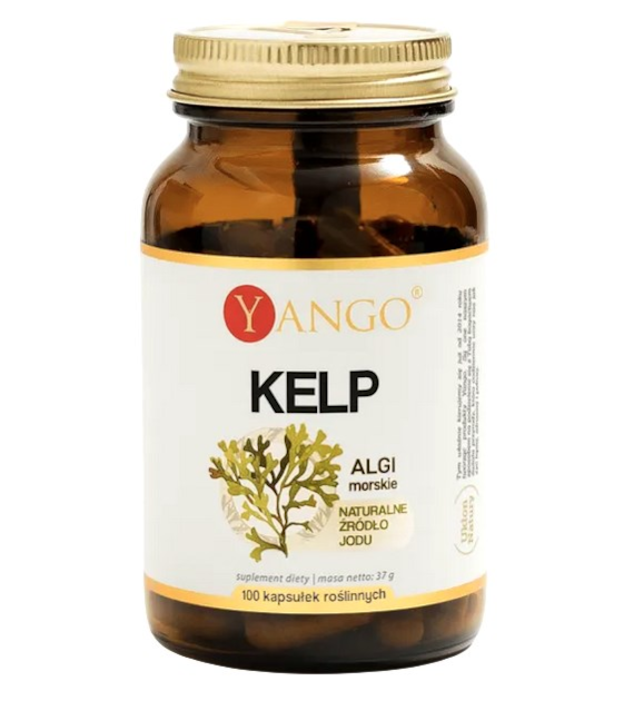 YANGO Kelp Algi morskie (150mcg jodu) 100 kaps.