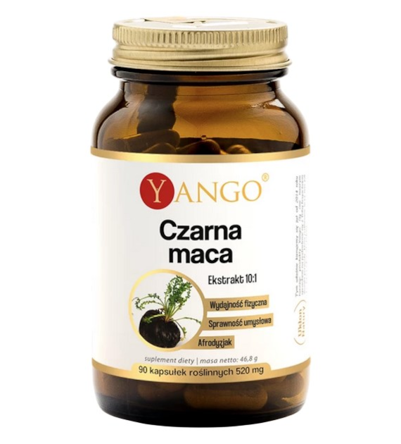 YANGO Czarna maca - ekstrakt 10:1 430mg, 90 kaps.