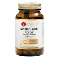 YANGO Maślan sodu Forte opóźnione uwalnianie 360mg, 90 dr caps.