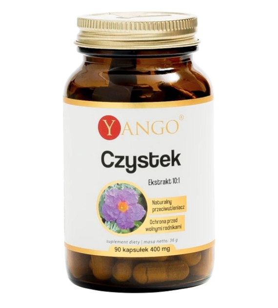 YANGO Czystek ekstrakt 10:1 310mg, 90 kaps.