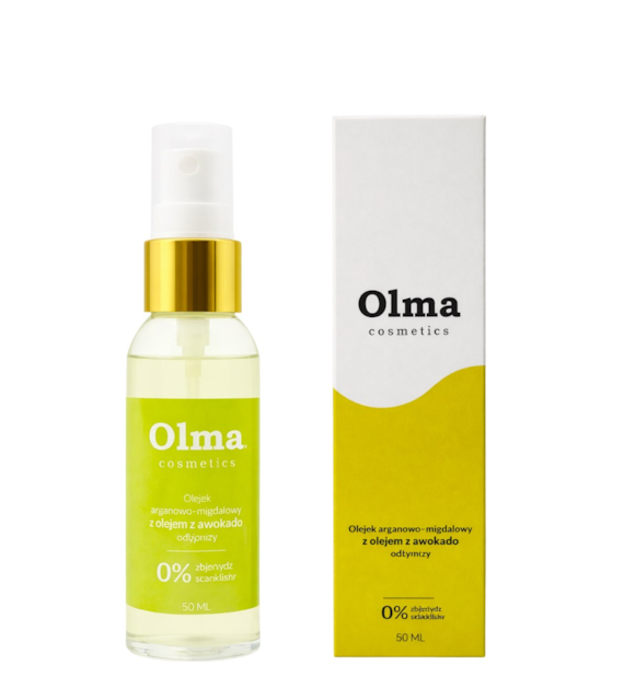 OLMA COSMETICS Olejek arganowo-migdałowy z olejem z awokado odżywczy 50ml