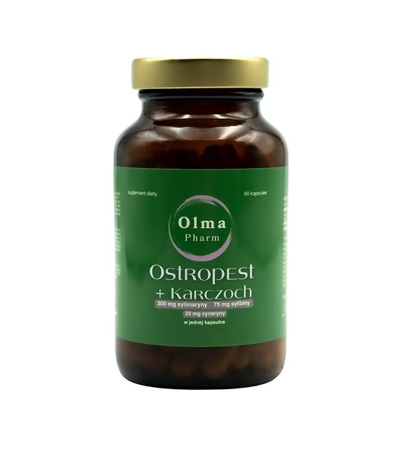 OLMA PHARM Ostropest + Karczoch ekstrakt 90 kaps.