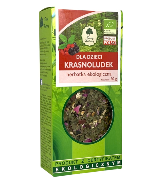 Herbatka Krasnoludek dla dzieci BIO 50g DARY NATURY