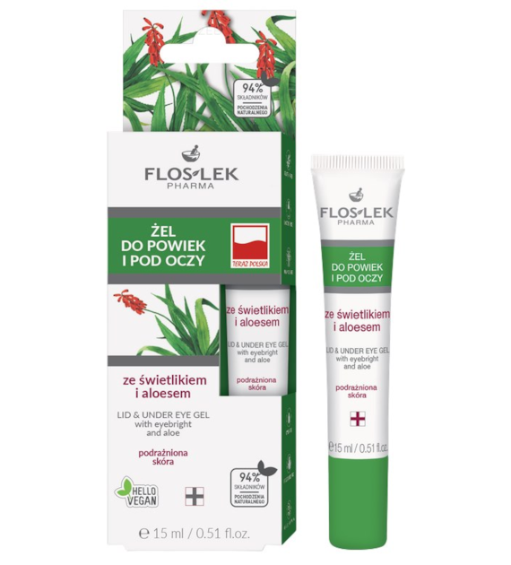 Świetlik z aloesem żel tuba 15ml FLOSLEK