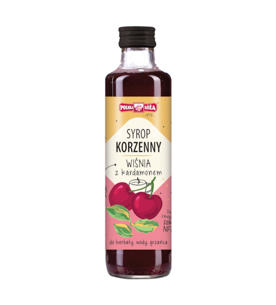 Syrop korzenny wiśnia z kardamonem 250ml POLSKA RÓŻA