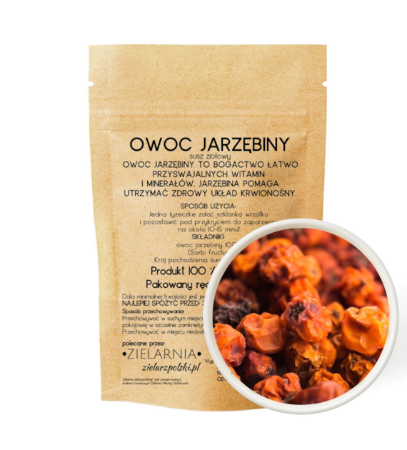Jarzębina owoc 50g ZIELARZPOLSKI.PL