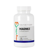 MyVita Magnez w proszku 100g - Cytrynian Magnezu