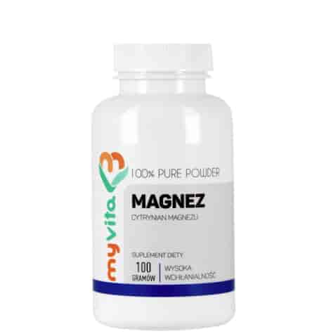 MyVita Magnez w proszku 100g - Cytrynian Magnezu