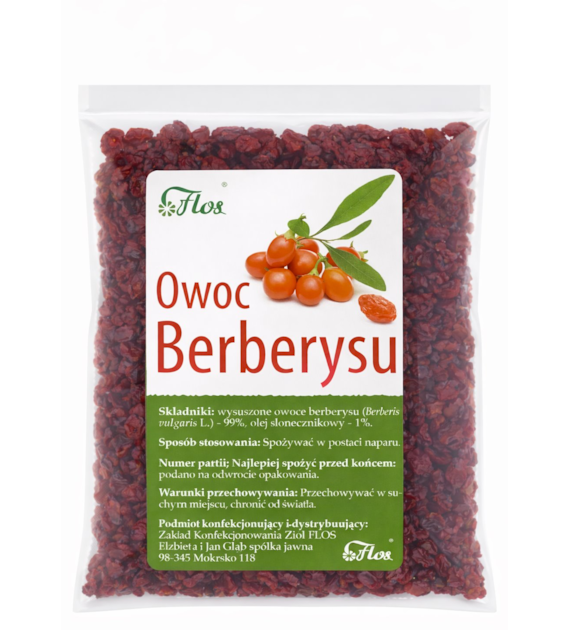 Berberys owoc suszony 50g FLOS