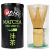 Zestaw matcha BIO 100g + mieszadełko chasen ROYAL BRAND