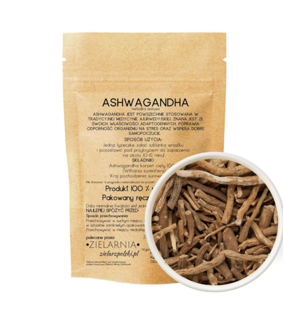 Ashwagandha korzeń cięty 50g ZIELARZPOLSKI.PL