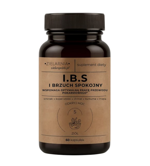 I.B.S I BRZUCH SPOKOJNY 60 kaps. ZIELARZPOLSKI.PL