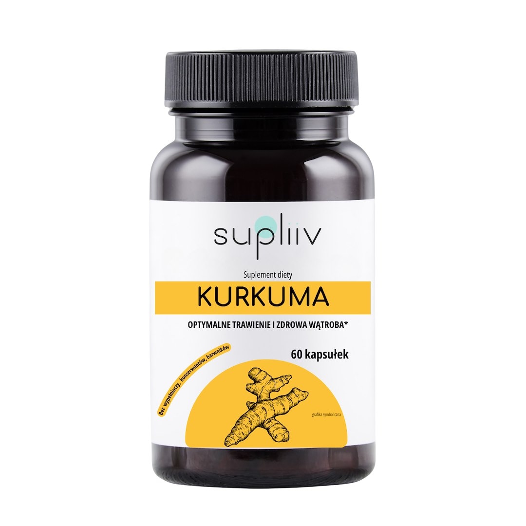Kurkuma ekstrakt 400mg, 60kaps. SUPLIIV