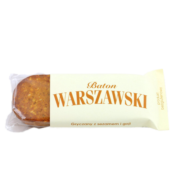 BATON WARSZAWSKI Gryczany z sezamem i goji 50g