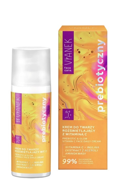VIANEK Prebiotyczny krem do twarzy rozświetlający z witaminą C 50ml SYLVECO