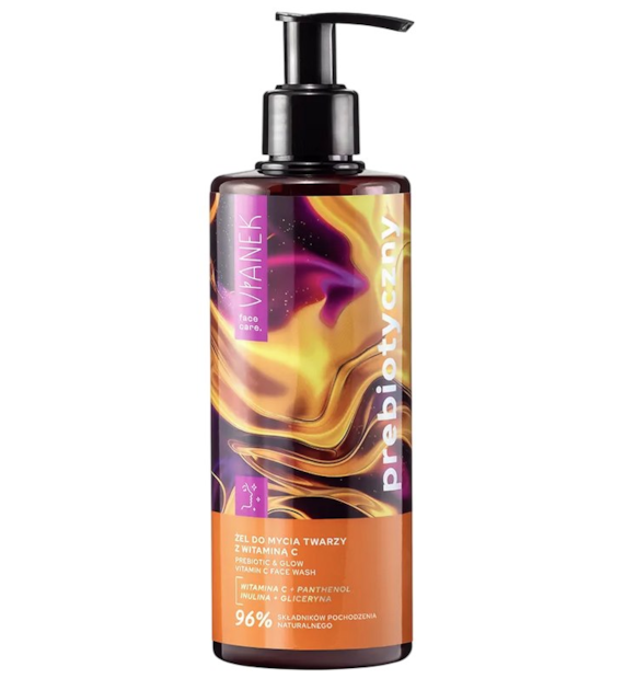 VIANEK Prebiotyczny żel do mycia twarzy z witaminą C 300ml SYLVECO