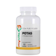 MyVita Potas w proszku 100g - Cytrynian potasu