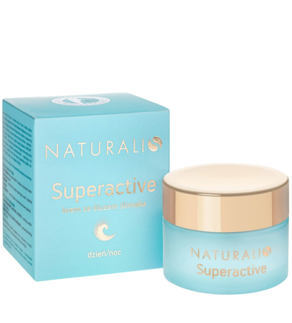 SUPERACTIVE Krem ze śluzem ślimaka dzień/noc 50ml NATURALIS