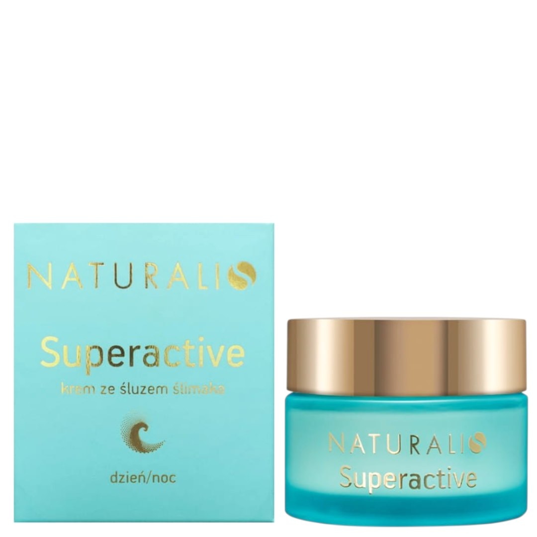 SUPERACTIVE Krem ze śluzem ślimaka dzień/noc 50ml NATURALIS