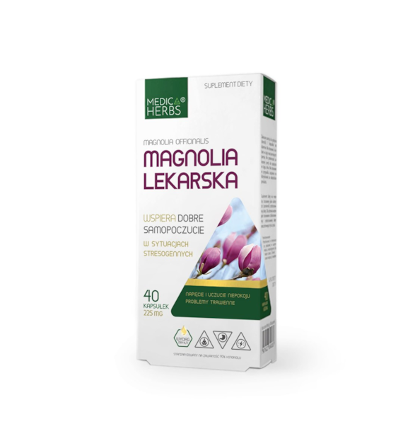 MEDICA HERBS Magnolia Lekarska 225mg, 40 kaps.