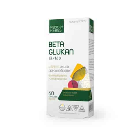MEDICA HERBS Beta Glukan 1,3/1,6D 320mg, 60 kaps.
