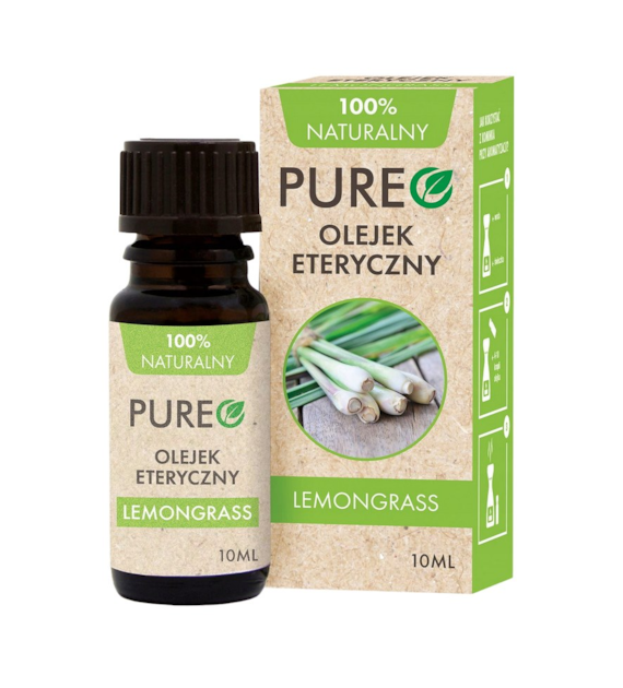 PUREO Naturalny olejek eteryczny Lemongrassowy 10 ml