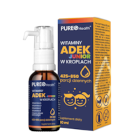 PUREO HEALTH Witaminy ADEK Junior w kroplach 30 ml