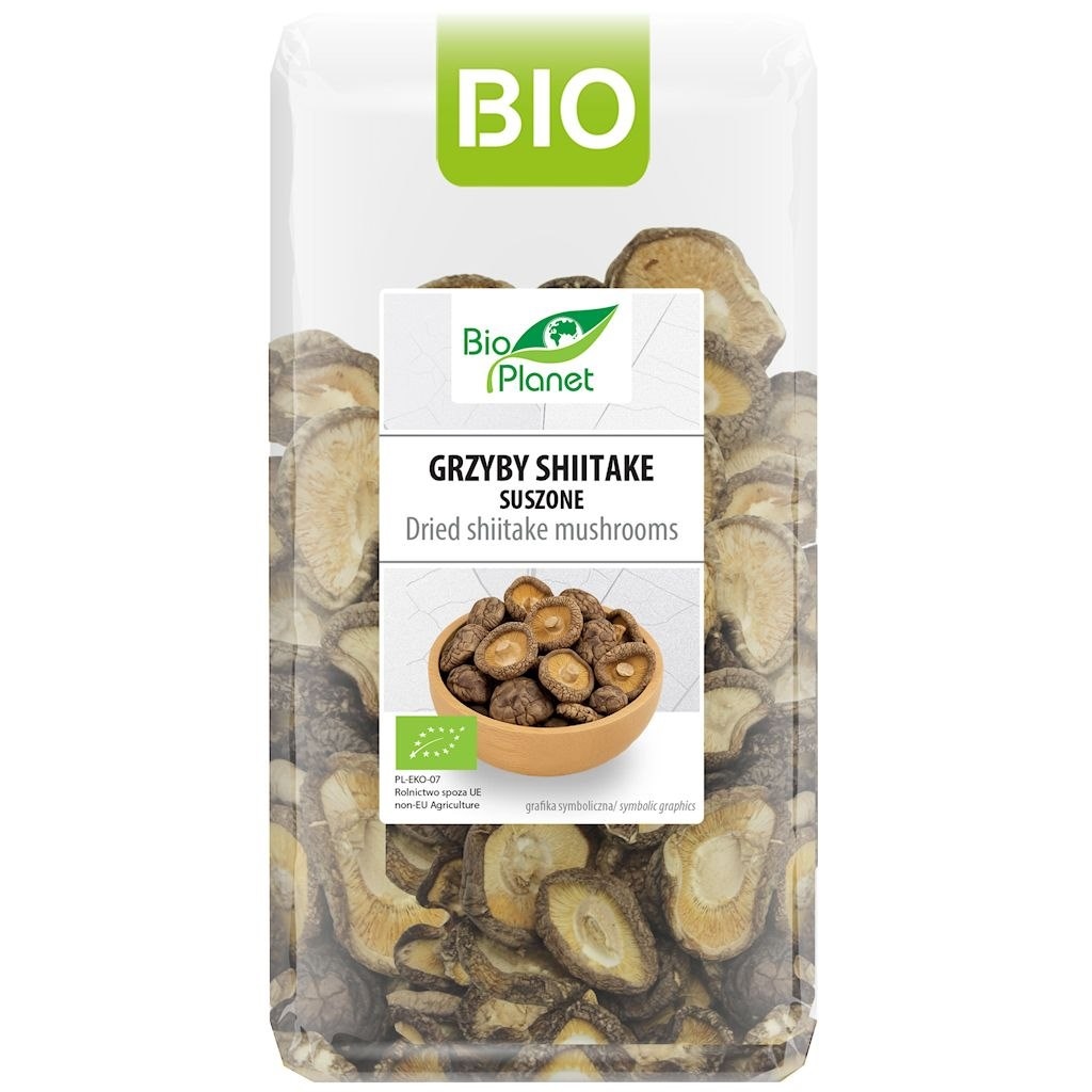 BIO PLANET Shiitake (grzyby suszone) BIO 50g