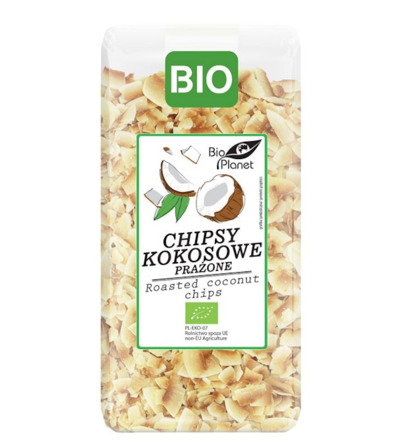 BIO PLANET Chipsy kokosowe prażone BIO 150g