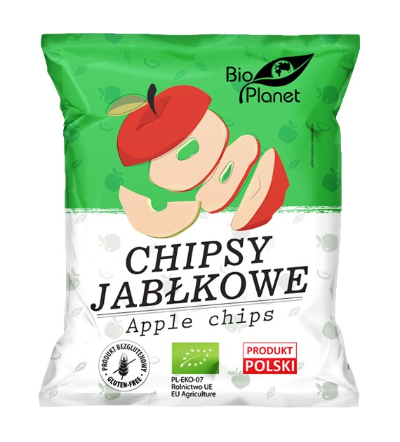BIO PLANET Chipsy jabłkowe BIO 100g