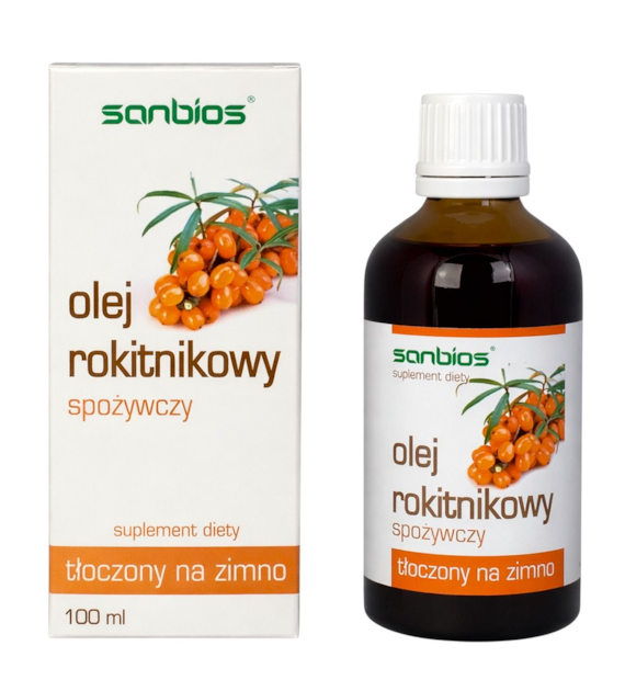 SANBIOS Olej rokitnikowy spożywczy 100ml