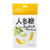 Cukierki żeńszeniowe Soft Candy 200g torebka MERIDIAN