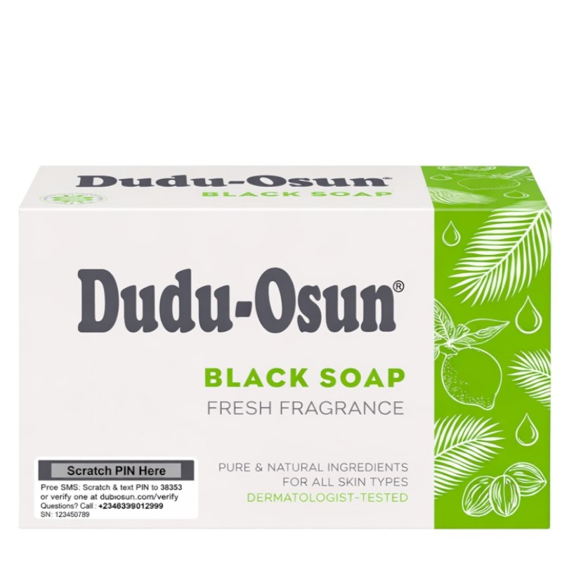 Mydło czarne afrykańskie Dudu-Osun fresh 150g TROPICAL NATURALS