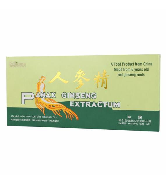 Panax Ginseng extractum - żeń-szeń ampułki 10 x 10ml MERIDIAN