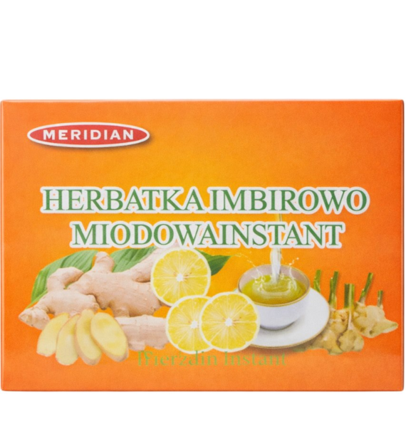 Herbatka imbirowo-miodowa instant z cytryną 10 sasz.*18g MERIDIAN