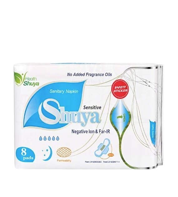 Podpaski nocne SENSITIVE 8 sztuk SHUYA HEALTH