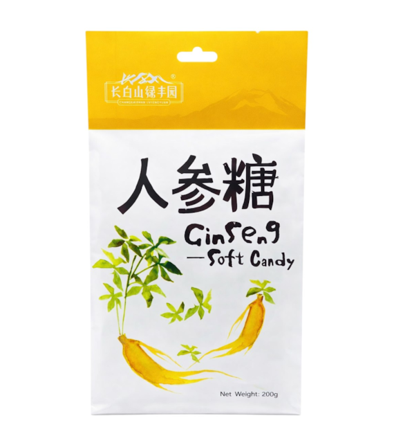 Cukierki żeńszeniowe Soft Candy 200g torebka MERIDIAN