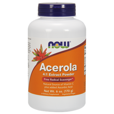 NOW FOODS Acerola 4:1 Extract Powder 170g