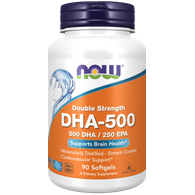 NOW FOODS DHA-500, 90sgels. (500 mg DHA / 250 mg EPA)