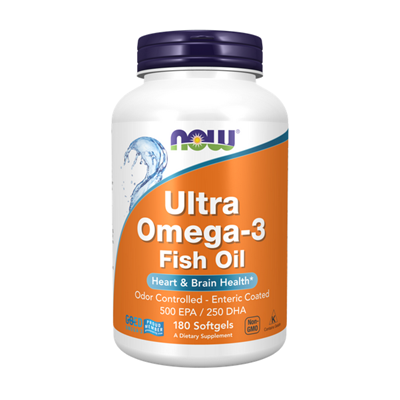 NOW FOODS Ultra Omega-3 500 EPA / 250 DHA, 180sgels.