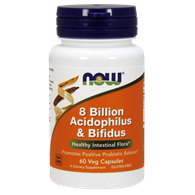 NOW FOODS 8 Billion Acidophilus & Bifidus 60vcaps.