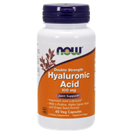 NOW FOODS Hyaluronic Acid 100mg, 60vcaps. - Kwas hialuronowy