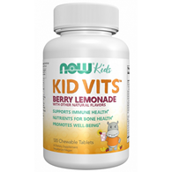 NOW FOODS Kid Vits Berry Lemonade 120 tabl. do ssania - Multiwitamina dla dzieci