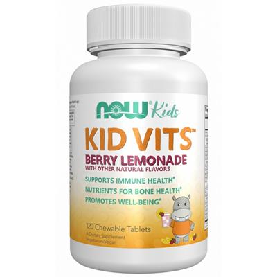 NOW FOODS Kid Vits Berry Lemonade 120 tabl. do ssania - Multiwitamina dla dzieci