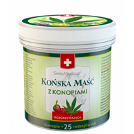 SWISSMEDICUS Końska maść z Konopiami rozgrzewająca 250ml