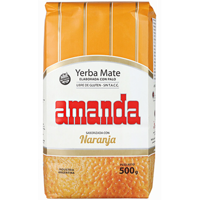 Yerba Mate AMANDA pomarańczowa 500g