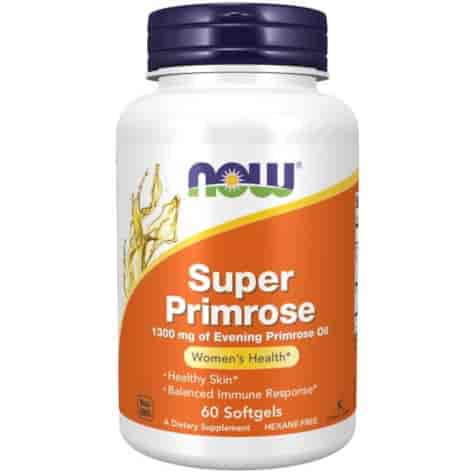 NOW FOODS Super Primrose 1300mg, 60 sgels. - Olej z wiesiołka